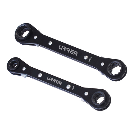 URREA SAE 4"1 ratcheting wrenches (2 pieces). 1170A